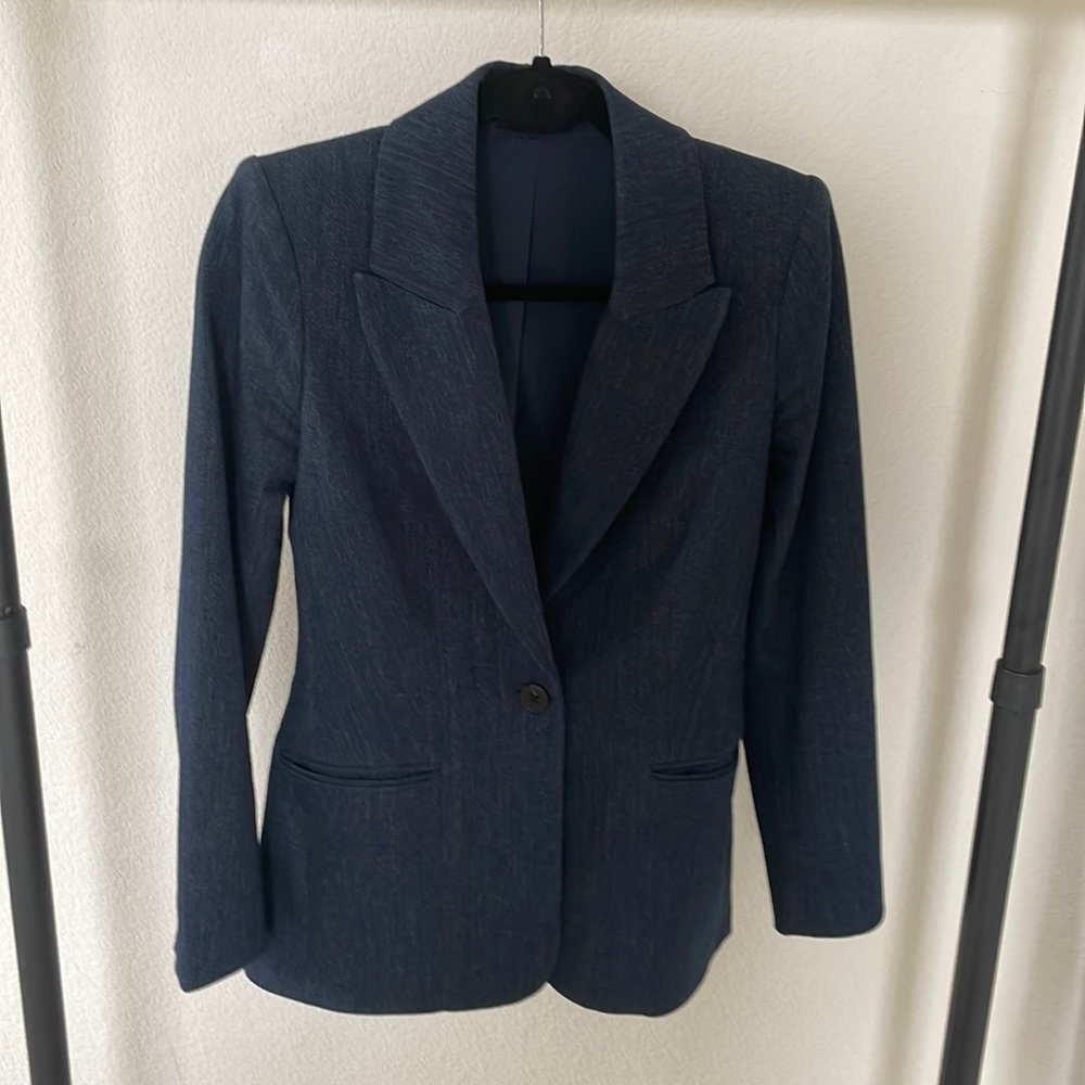 EXPRESS INDIGO BLUE BLAZER SX XS